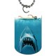 Jaws - Double Sided Dog Tag Necklace