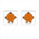 Mr Men Mr Cheerful - Cufflinks (Square)