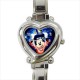 Disney Mickey Mouse - Heart Shaped Italian Charm Watch