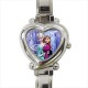 Disney Frozen Elsa And Anna - Heart Shaped Italian Charm Watch