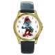 The Smurfs Papa Smurf - Gold Tone Metal Watch