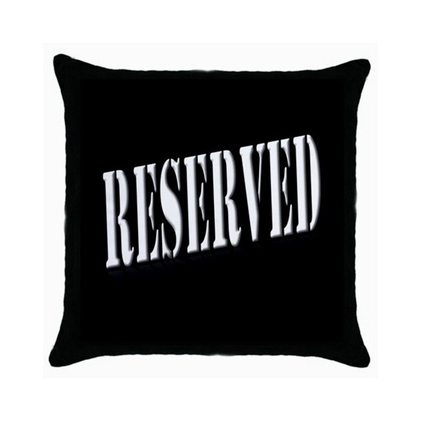 reserved paws off cushion