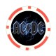 AC / DC Logo - Poker chip Card Guard