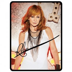 Reba Mcentire - Large Throw Fleece Blanket - Stars On Stuff