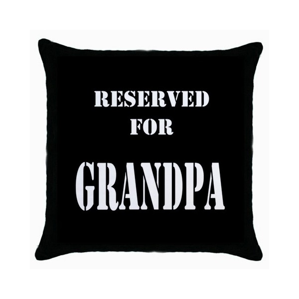 Reserved For Grandpa - Cushion Cover - Stars On Stuff